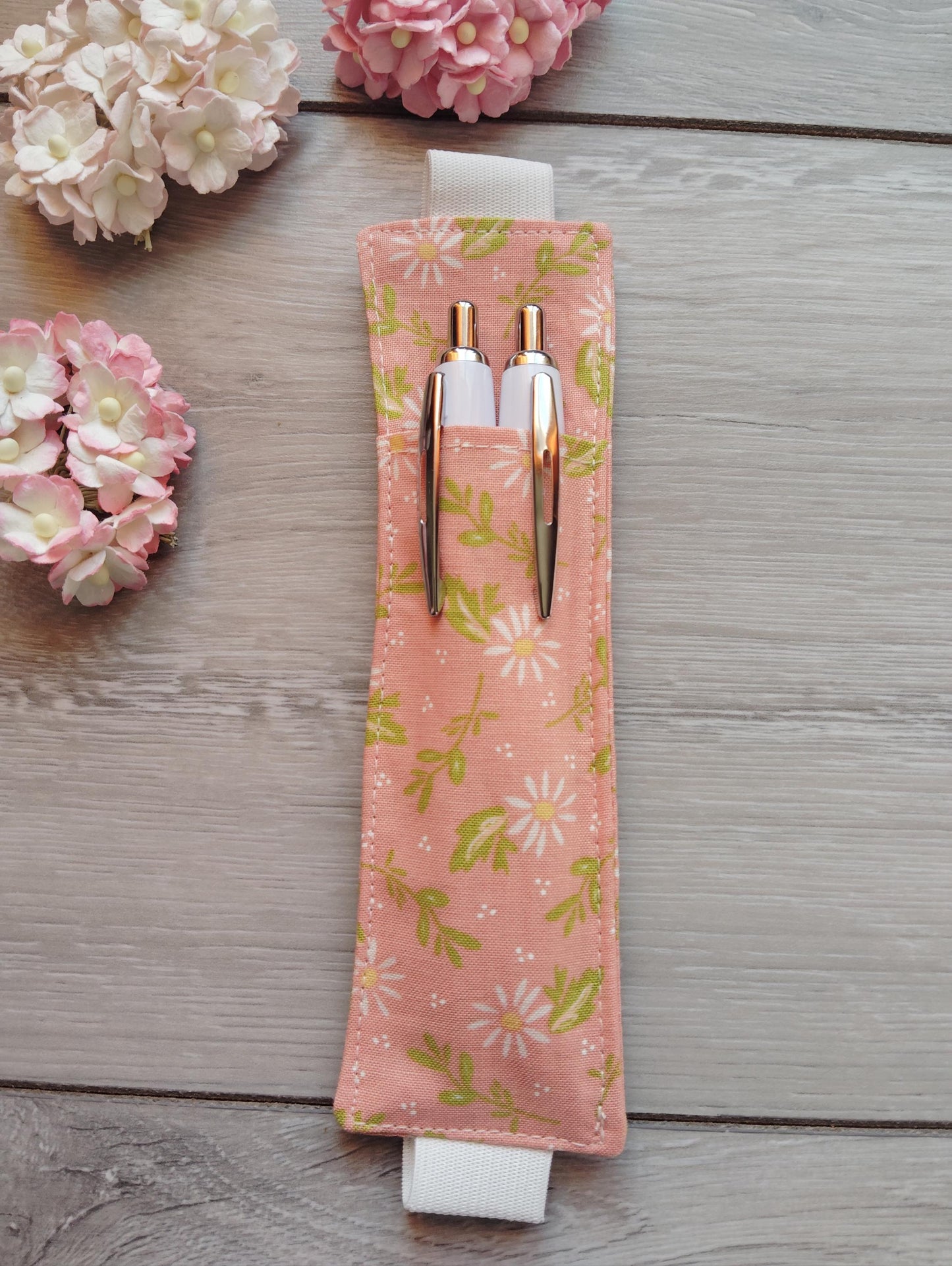 Pen holder/pouch, Journal Pen Holder, Pencil Holder, Pen Holder for Journal, Fabric Pen Holder, Diary Pen Holder, Pen Holder for Notebook