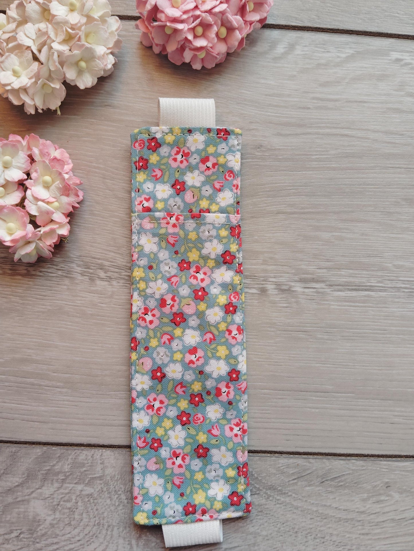 Pen holder/pouch, Journal Pen Holder, Pencil Holder, Pen Holder for Journal, Fabric Pen Holder, Diary Pen Holder, Pen Holder for Notebook