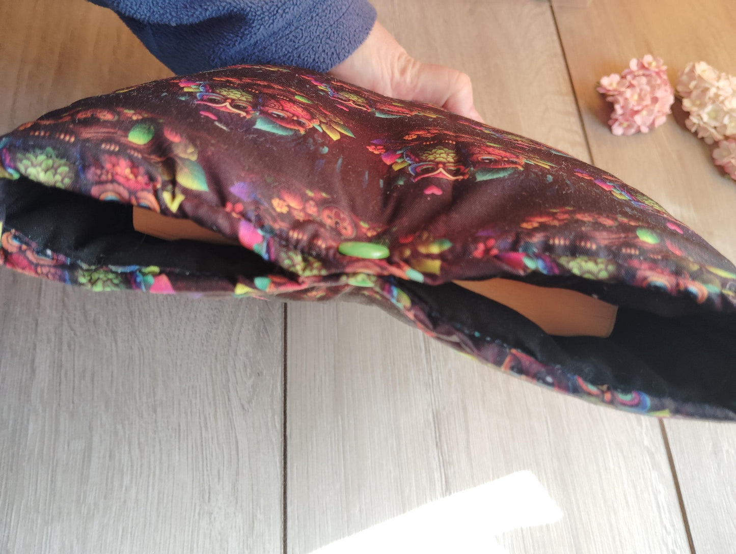 Book Sleeve, book cover, book protector, kindle cover, tablet cover, mystical mushroom village