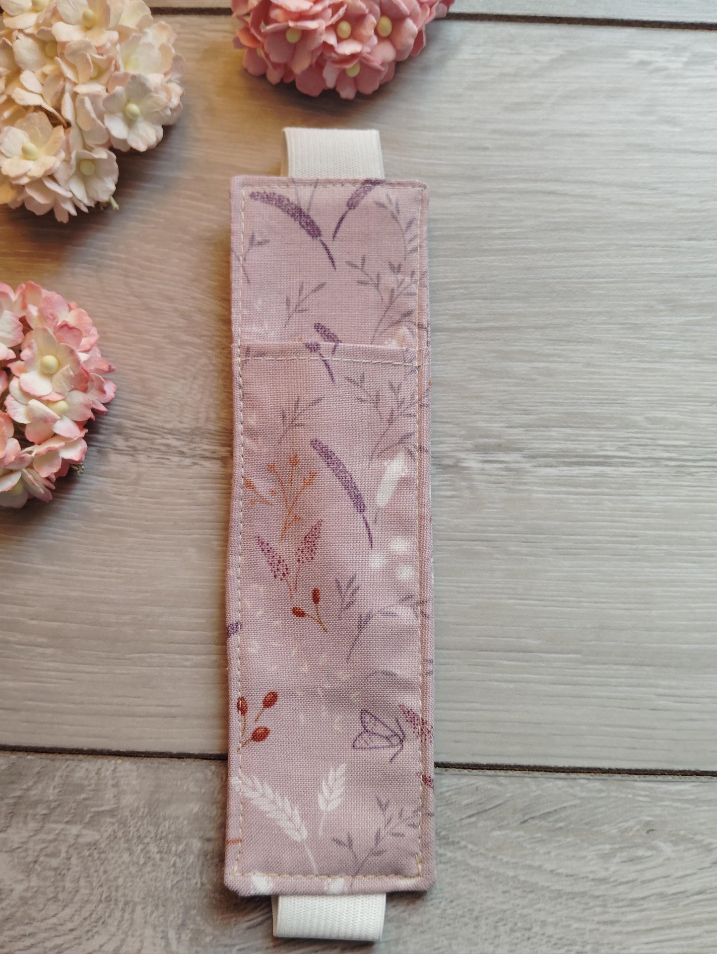 Pen holder/pouch, Journal Pen Holder, Pencil Holder, Pen Holder for Journal, Fabric Pen Holder, Diary Pen Holder, Pen Holder for Notebook