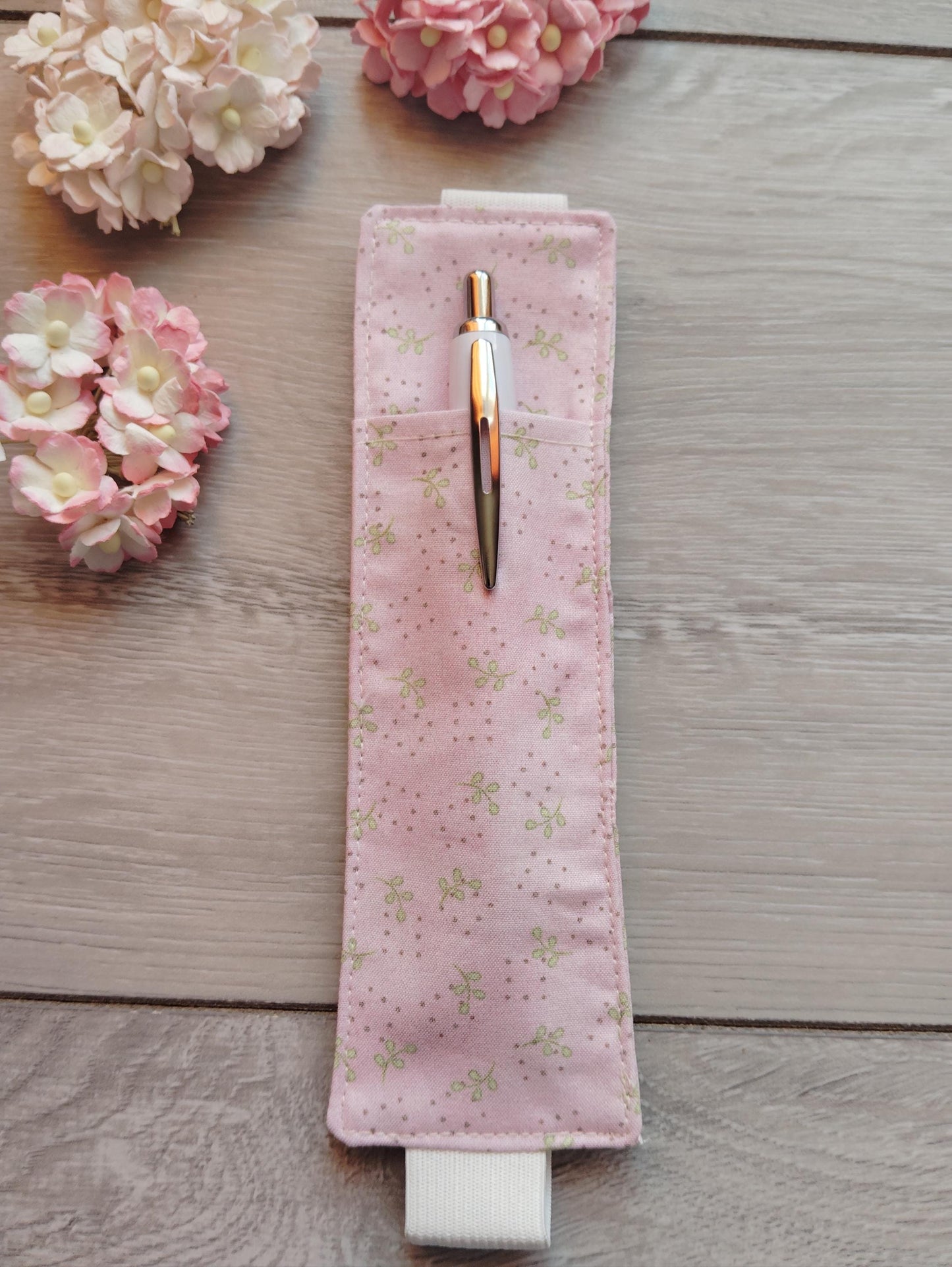 Pen holder/pouch, Journal Pen Holder, Pencil Holder, Pen Holder for Journal, Fabric Pen Holder, Diary Pen Holder, Pen Holder for Notebook