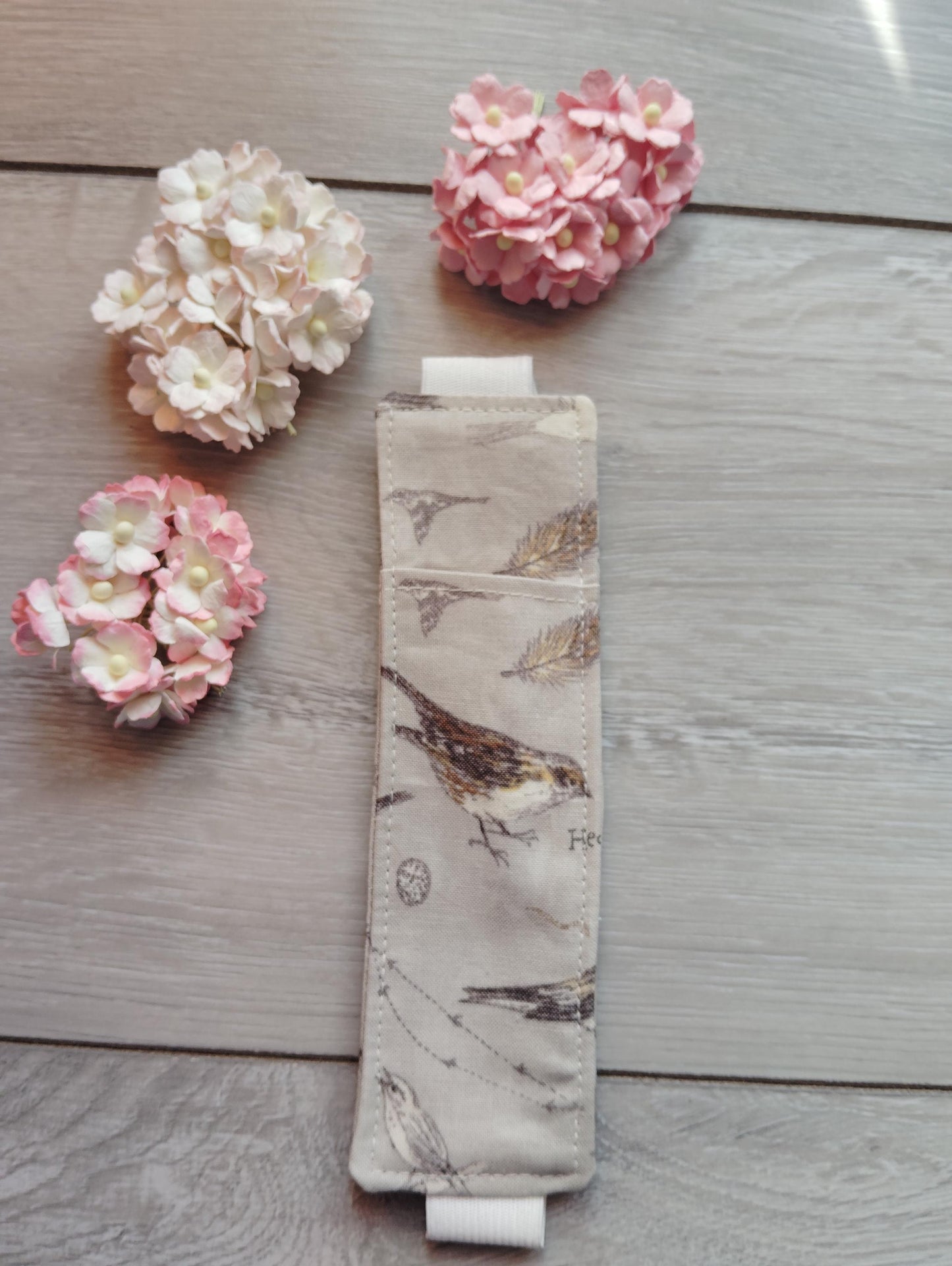 Pen holder/pouch, Journal Pen Holder, Pencil Holder, Pen Holder for Journal, Fabric Pen Holder, Diary Pen Holder, Pen Holder for Notebook